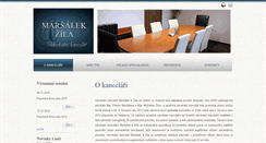 Desktop Screenshot of marsalekzila.cz